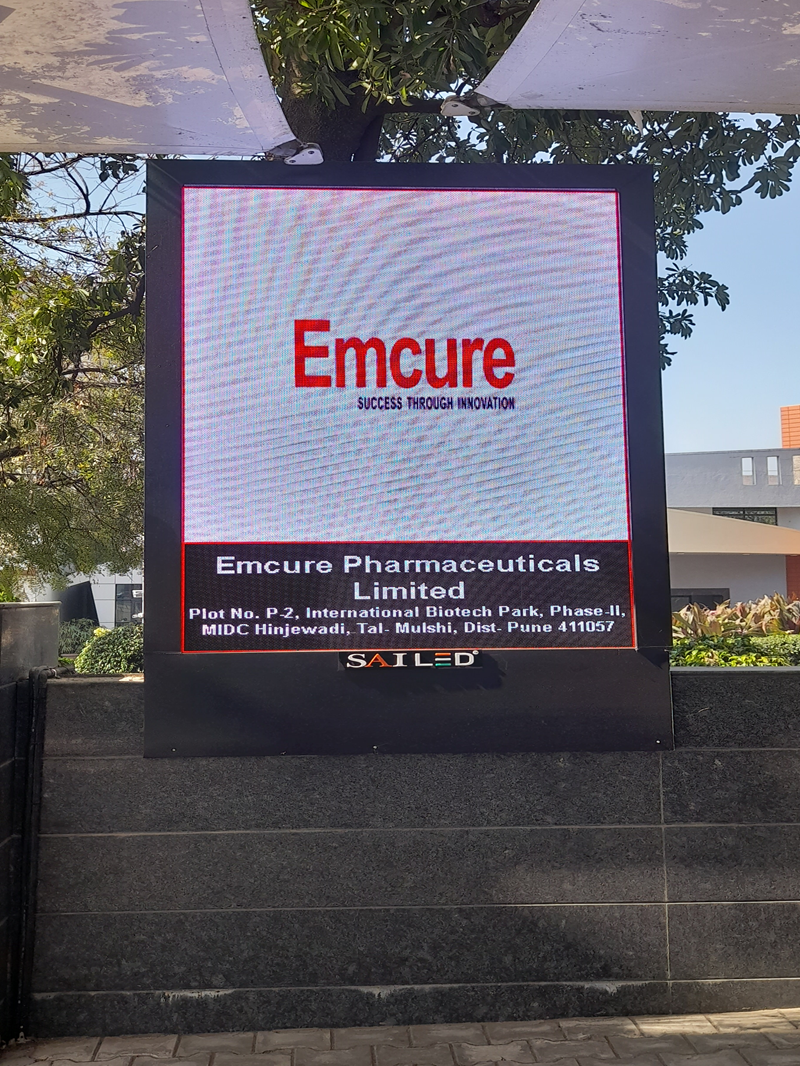 Sathicorp UPPCB Environmental Pollution Data LED Board