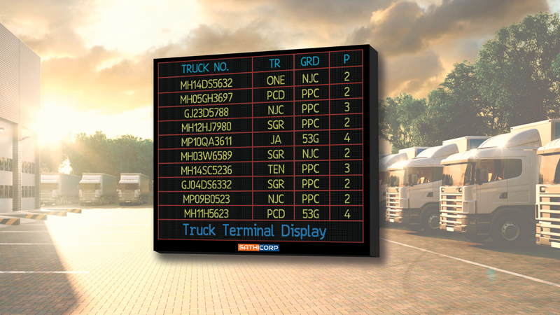 Truck Terminal Display