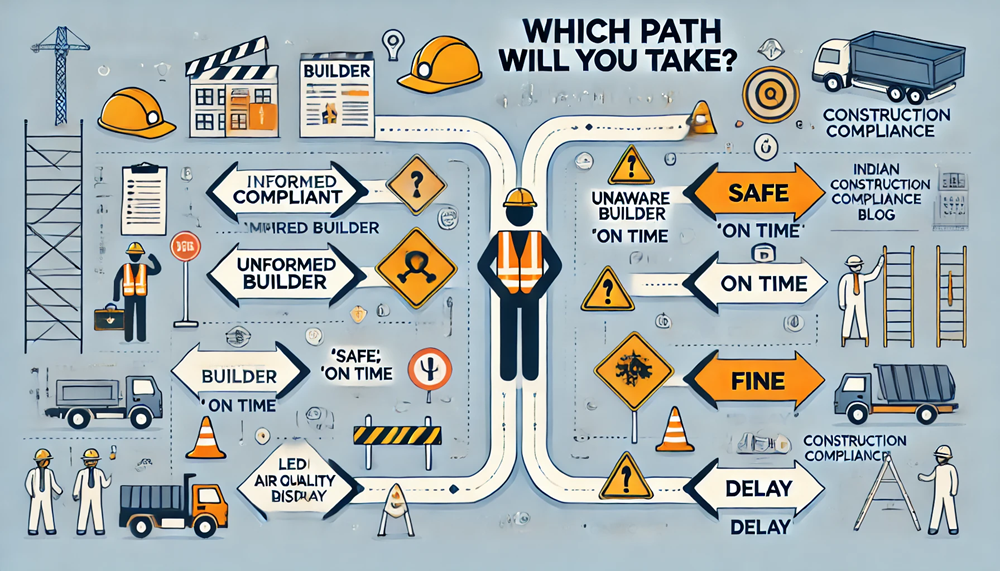 AQMS compliance decision path for builders – safe vs fine